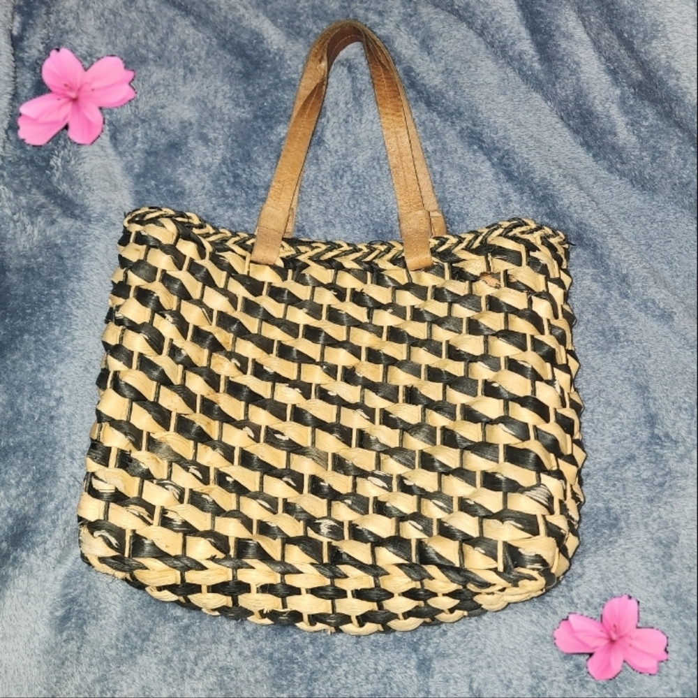 VINTAGE - MARLO BRAND - CORN HUSK - SHOULDER BAG